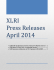 XLRI Press Releases April 2014