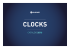 Clocks - Platinet