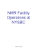 NMR Facility Operations at NYSBC