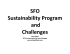 SFO Sustainability Program and Challenges