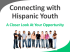 Connecting With Hispanic Youth… - East Valley Hispanic Chamber