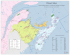 Carte : Les régions de l`Atlantique at du Québec