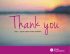 2013 – 2014 gratitude report