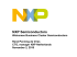 NXP Company Presentation - Business Cluster Semiconductors