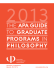 The APA GUiDE To GrADUAtE ProGrAms in PhilosoPhy
