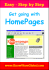 KnowWareGlobal.com: Get going with Homepages