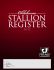 2012 Stallion Register - Thoroughbred Racing Association of