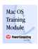 Mac OS Training module.FM5