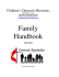 COM Family Handbook - Forrest Burdette Memorial United