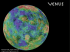 Colorized radar mosaic of Venus as imaged by the Magellan