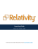 Relativity Searching Guide