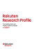 Rakuten Research Profile