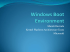 Windows Boot Environment