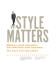 Why Style Matters