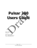 Pulsar 200 Users Guide