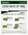 CASH BACK BY MAIL