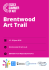 Brentwood Art Trail brochure