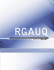 Rapport Annuel du RGAUQ pour l`année 2006-2007