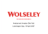 Wolseley UK and DT Group Webcast to analysts analyst