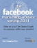 Facebook Marketing Update