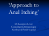 Approach to anal itching – Laurence Lever