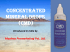 Concentrated Mineral Drops (Cmd)