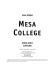 san diego mesa college 2006-2007 catalog