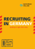 Recruiting in Germany