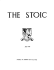 the stoic - Stowe School