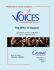 The 2012-2013 Program - Voices, the Chapel Hill Chorus
