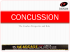 Concussion - Canterbury Rugby Football Club