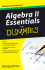 Algebra II Essentials For Dummies.