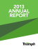 2013 Triumph Annual Report