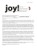 April 2015 - Joy Monthly Newsletter