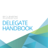 DELEGATE HANDBOOK