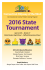 2016 State Tournament