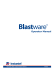 Blastware Operator Manual