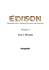 EDISON v5 User Manual in PDF format