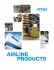 Airline Product Line Card