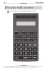 The Casio fx-260 Calculator