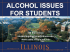 alcohol issues for students - Office of the Dean of Students