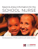 Need-to-Know Information For The SCHOOL NURSE