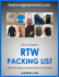 The Complete RTW Packing List