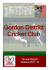 GDCC Annual Report 2011-12 - Gordon District Cricket Club