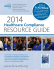 Healthcare Compliance RESOURCE GUIDE