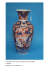 A Japanese Imari vase, with waisted neck, 46cm height