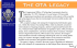 The OTA Legacy, 1972-199