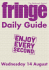 the Edinburgh Festival Fringe Daily Guide