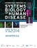 SBHD 2014 Program Book - Systems Biology of Human Disease 2014