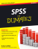 SPSS For Dummies, 2nd Edition